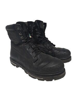 Dakota Men's 8" 529 Steel Toe Steel Plate Inj. Welt Work Boots Black Size 15M